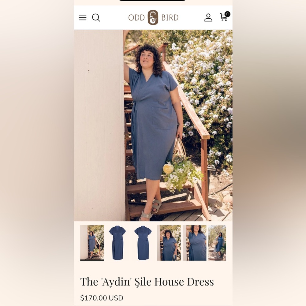 Odd Bird Aydin Sile Housedress